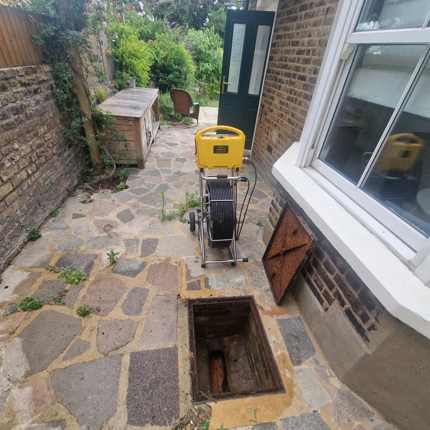 CCTV drain survey in progress by Drain Cleaning Solution