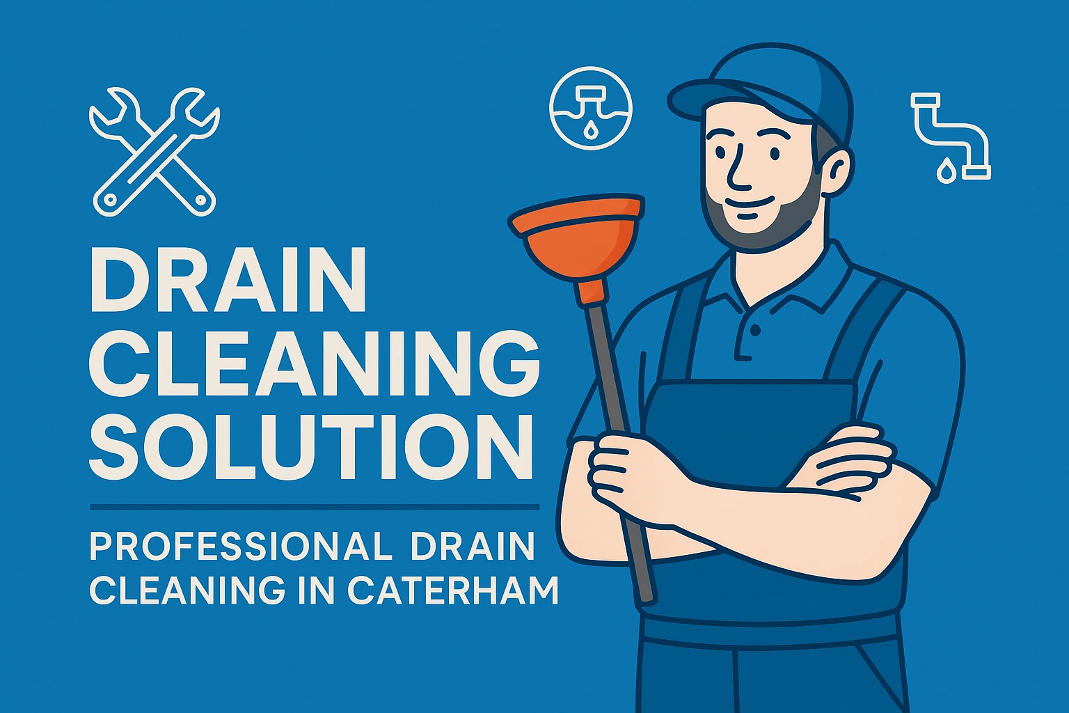 Professional drain cleaning in Caterham by Drain Cleaning Solution