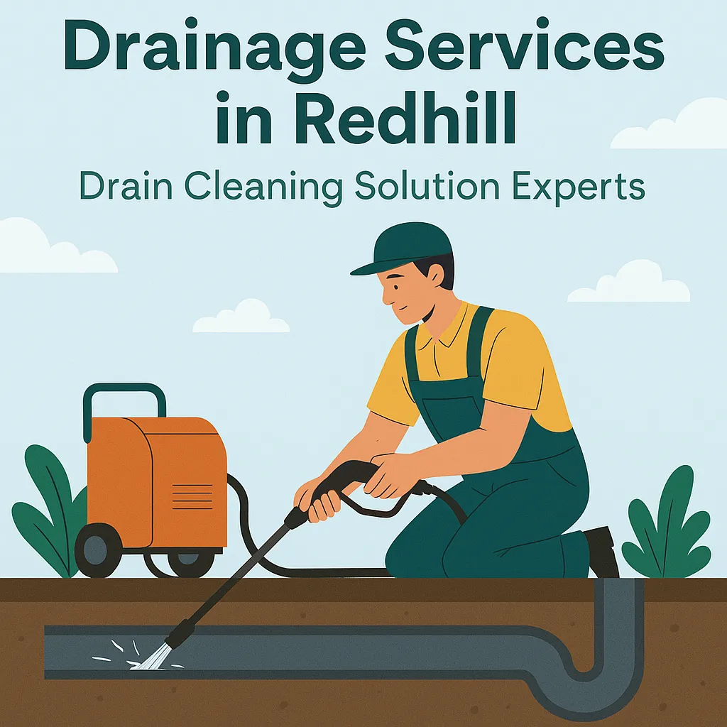 Drainage services in Redhill by Drain Cleaning Solution experts