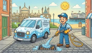 External drain and manhole unblocking in Brighton by Drain Cleaning Solution